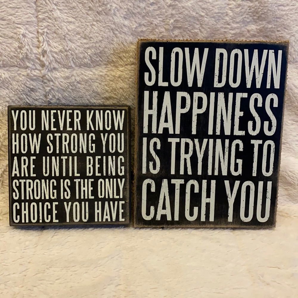 2 - Keepsake quote boxes